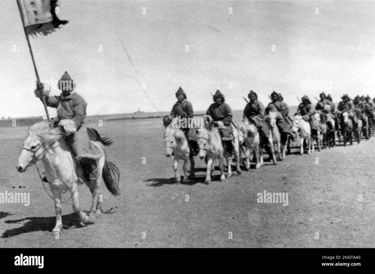 Mongolian guard cavalry hi-res stock photography and images - Alamy