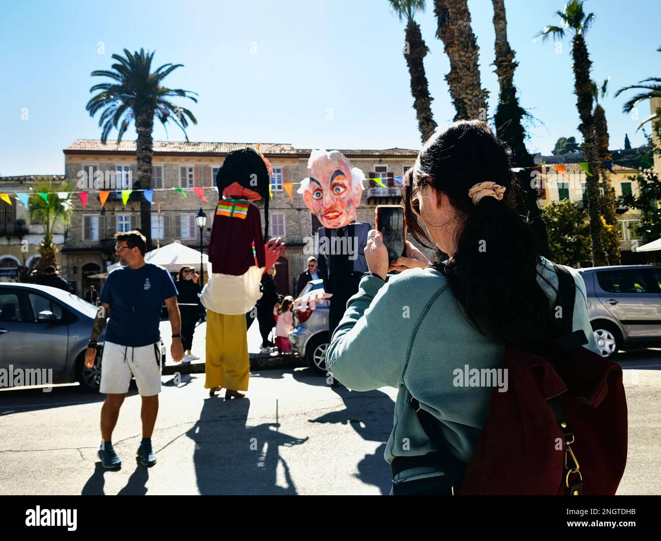 Nafplio, Greece, Sunday, 19 February 2023. Giant in a