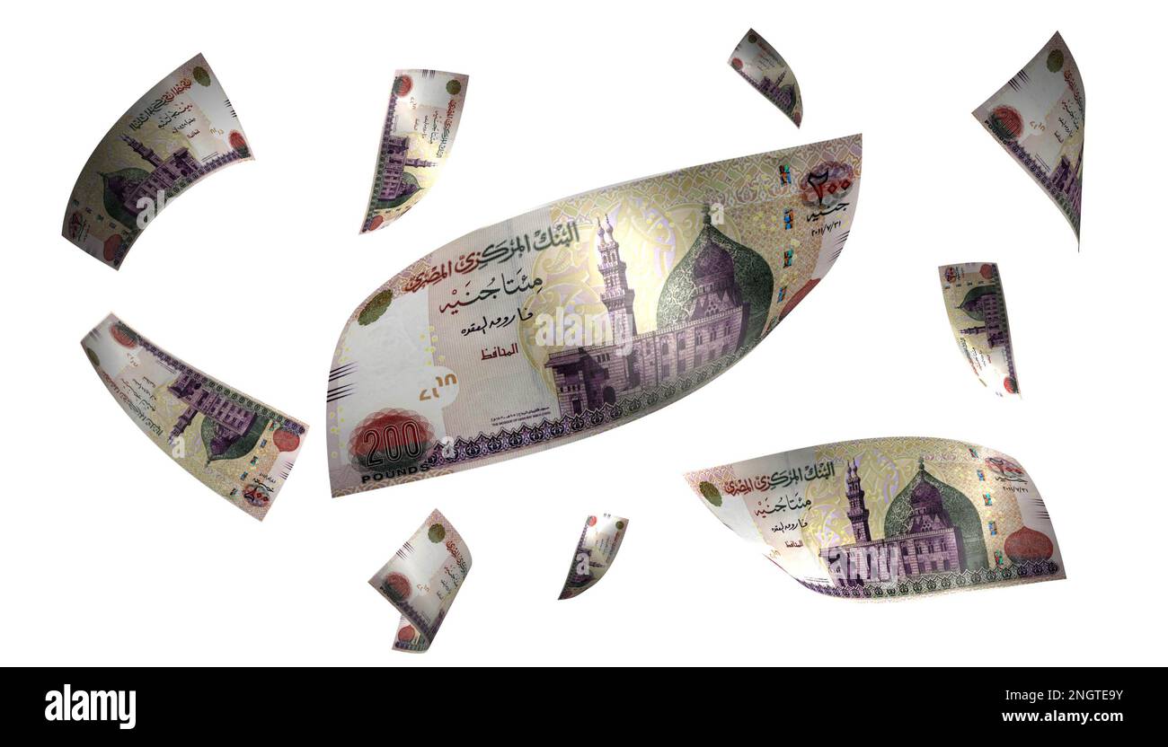 3D Illustration Egypt 200 Pounds Flying Money Banknote Stock Photo Alamy 3d-illustration-egypt-200-pounds-flying-money-banknote-stock-photo-alamy