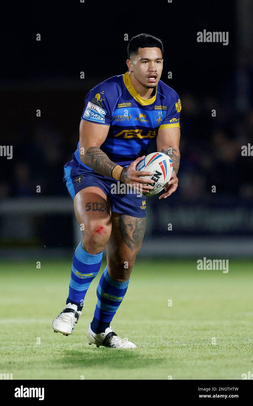 Wakefield Trinity's Renouf Atoni on the ball during the Betfred Super
