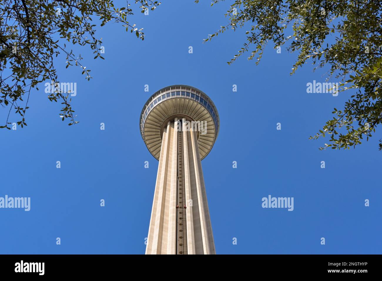 San Antonio, Texas, USA February 2023 Tower of the Americas in the