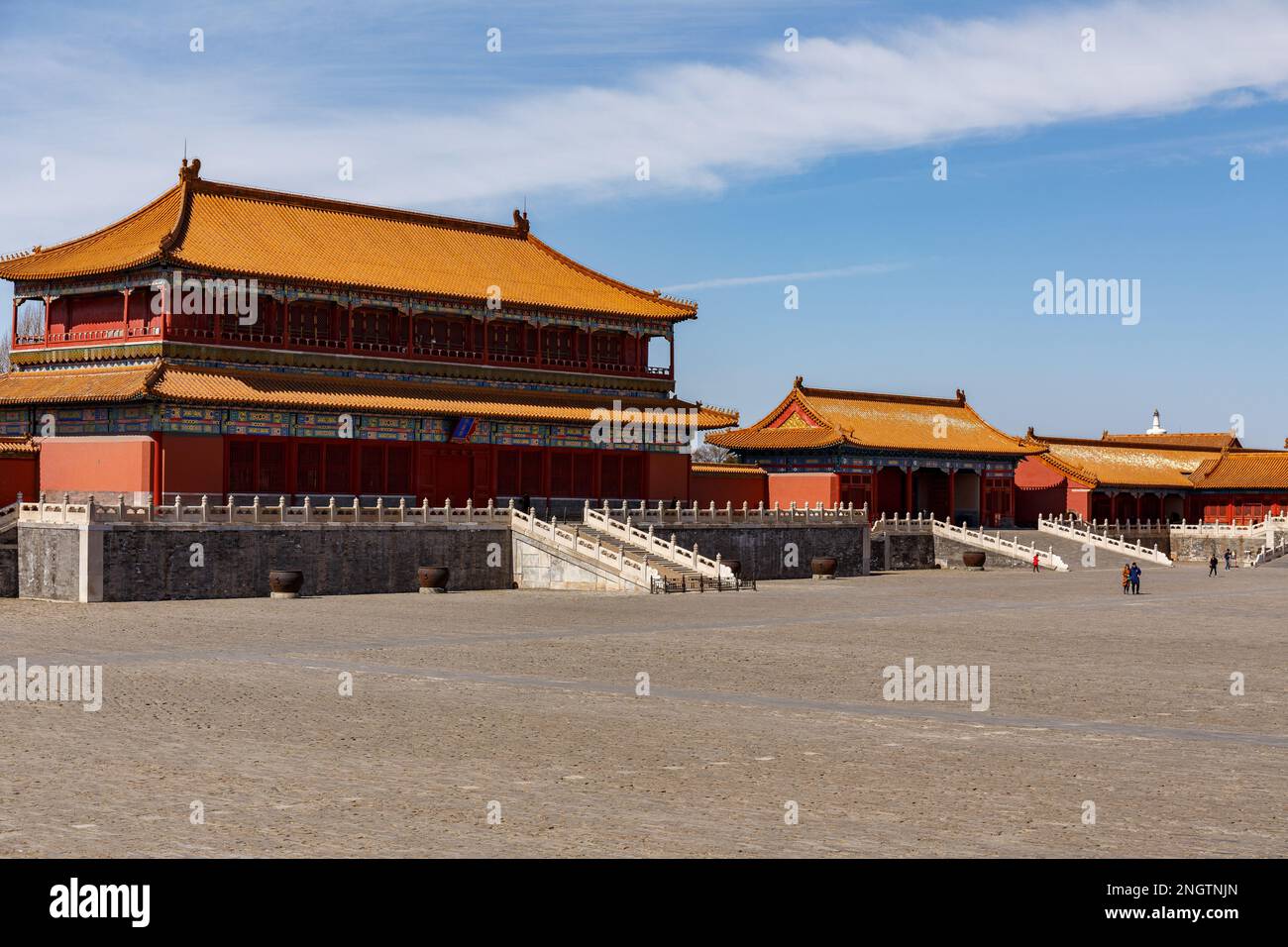BEIJING; CHINA - MARCH 14, 2018: Impressions from the Forbidden City in Beijing, China on March 14, 2018. Stock Photo