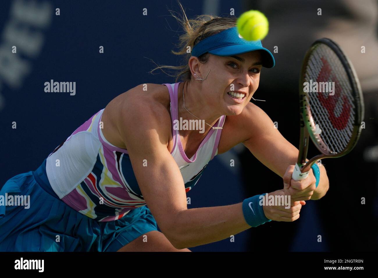 Dubai, UAE, 19th. Feb, 2023. Spanish tennis player Paula Badosa in