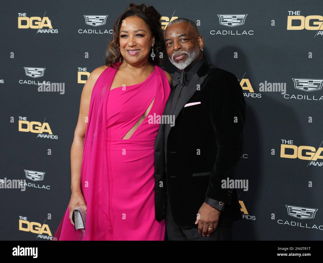 Los Angeles, USA. 18th Feb, 2023. (L-R) Stephanie Cozart Burton and