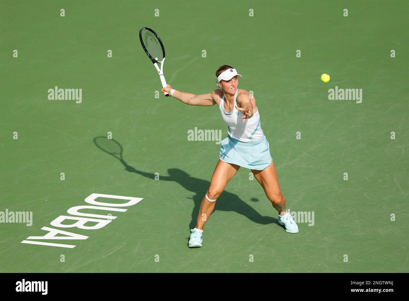 Dubai, UAE, 19th. Feb, 2023. Russian tennis player Liudmila