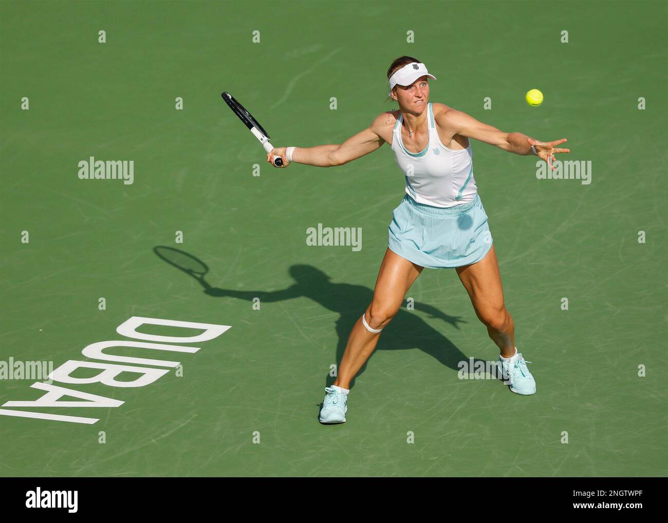 Dubai, UAE, 19th. Feb, 2023. Russian tennis player Liudmila