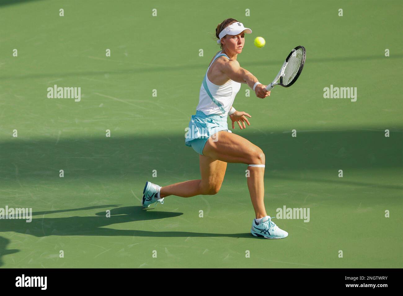 Dubai, UAE, 19th. Feb, 2023. Russian tennis player Liudmila