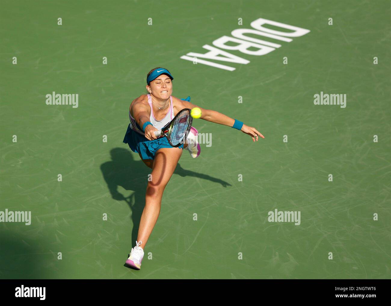 Dubai, UAE, 19th. Feb, 2023. Russian tennis player Liudmila