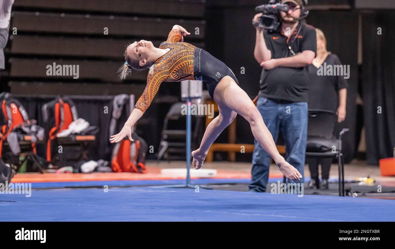 Oregon State's Olympic Gold Medalist Jade Carey earned her second