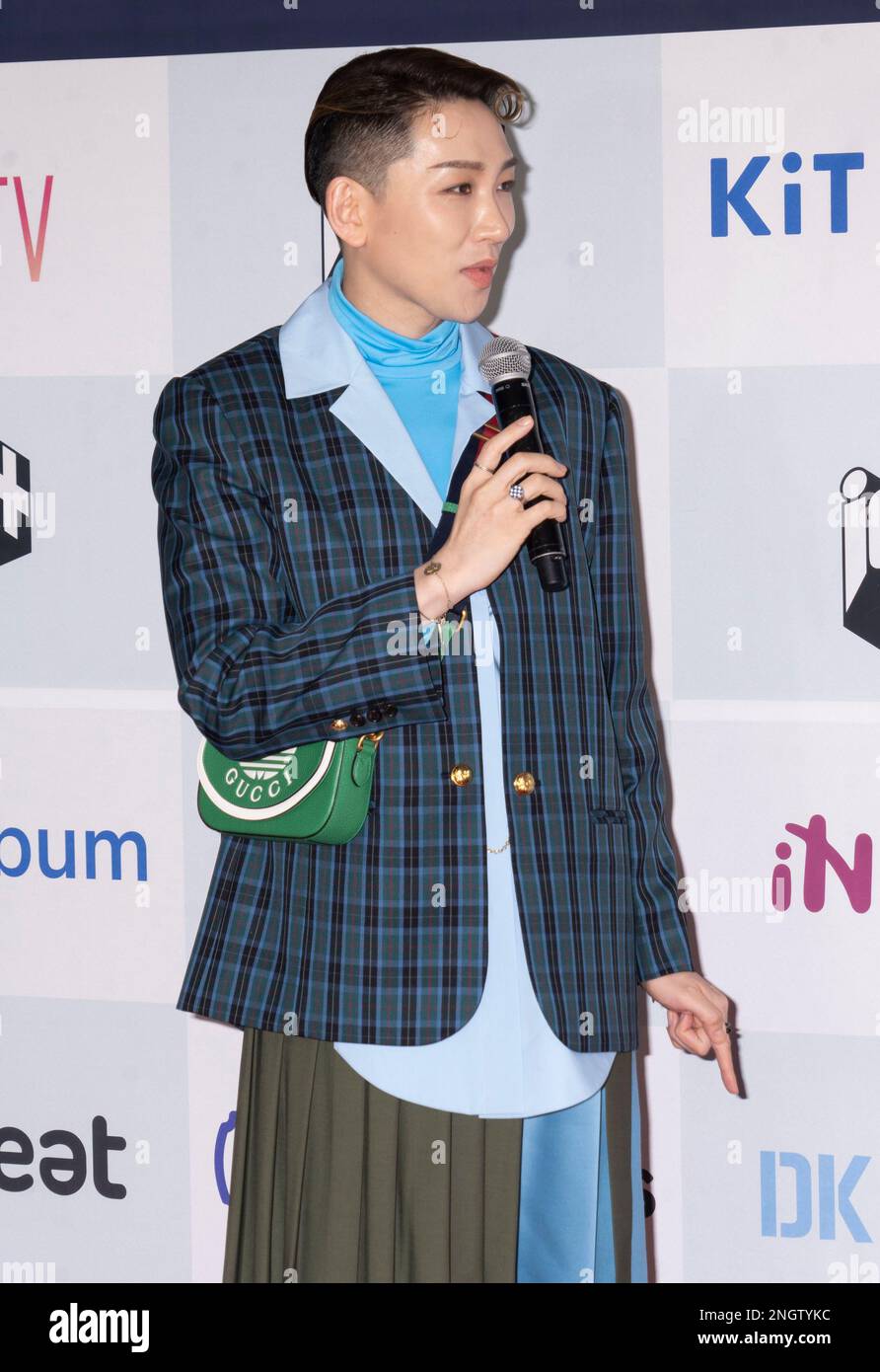 Seoul, South Korea. 18th Feb, 2023. South Korean Musical actor Kim Ho