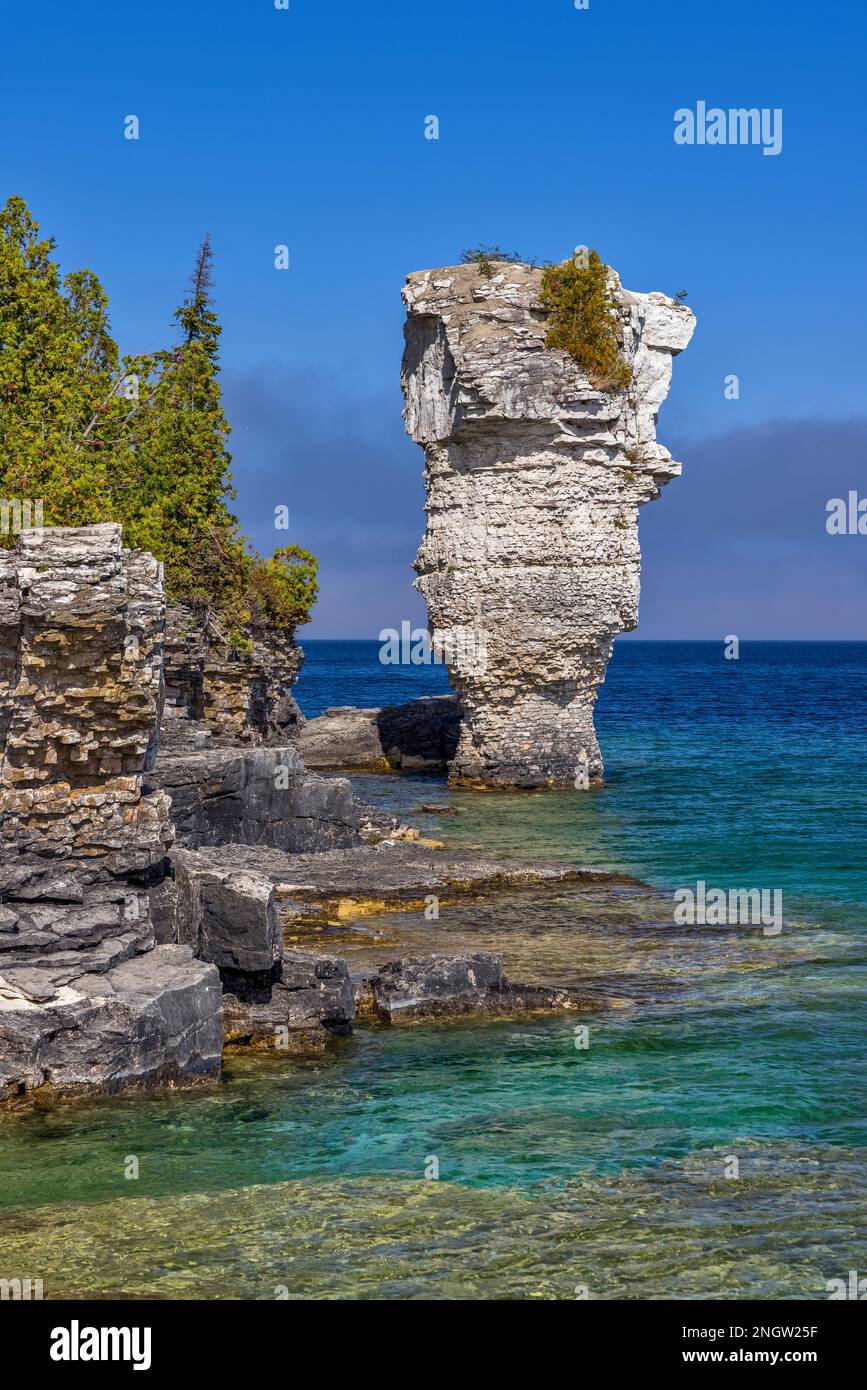 Flower Pot Island Stock Photo Alamy