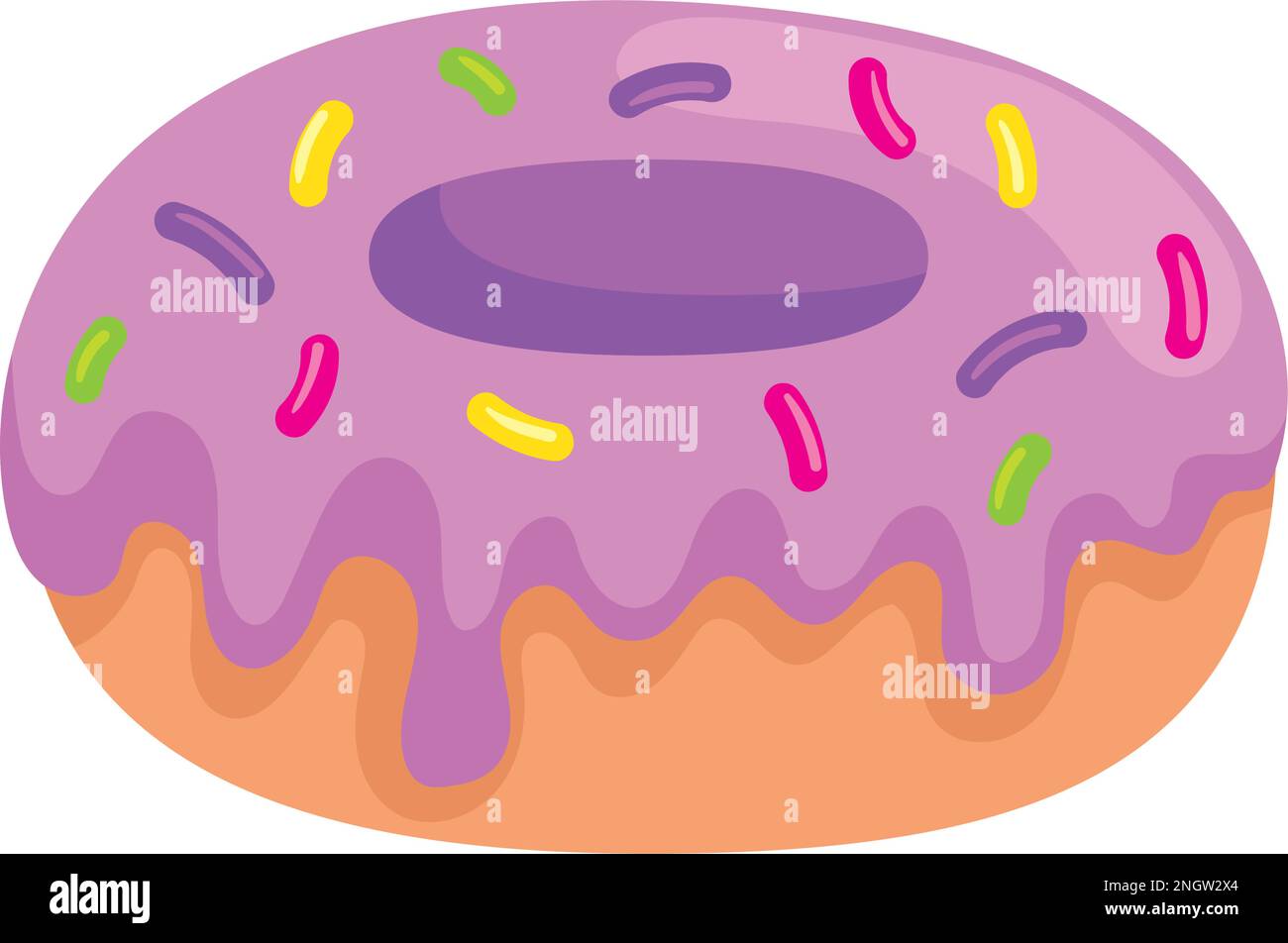 sweet donut pastry product Stock Vector Image & Art - Alamy