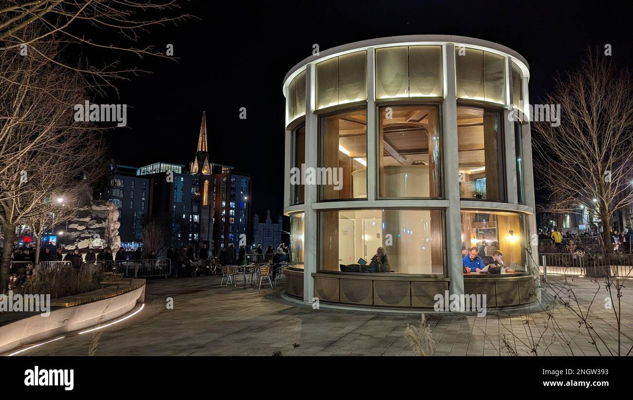 Cafe pavilion near His Majesty's Theatre, Aberdeen Stock Photo Alamy Cafe pavilion near His Majesty's Theatre, Aberdeen Stock Photo Alamy