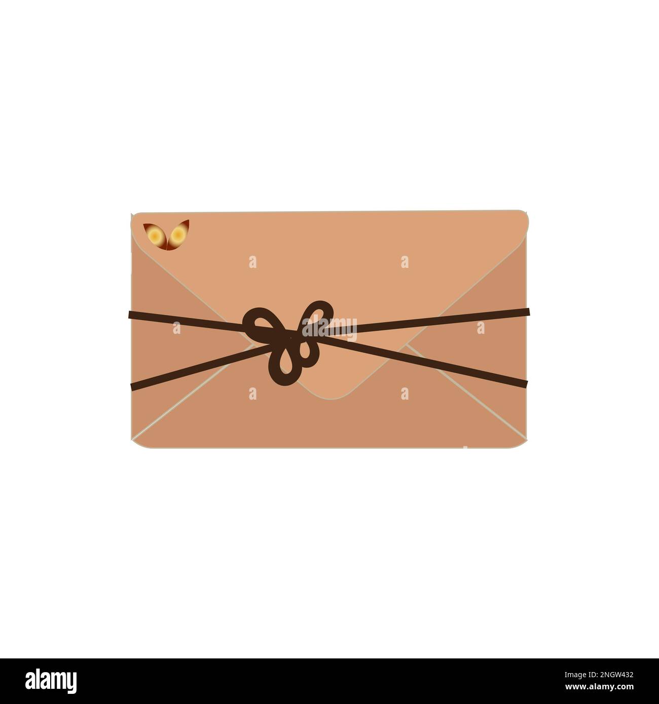 Letter envelope with paper document vector illustration. Closed, open with a message e-mail envelopes. Set mailbox vector icons in flat style. Email Stock Vector