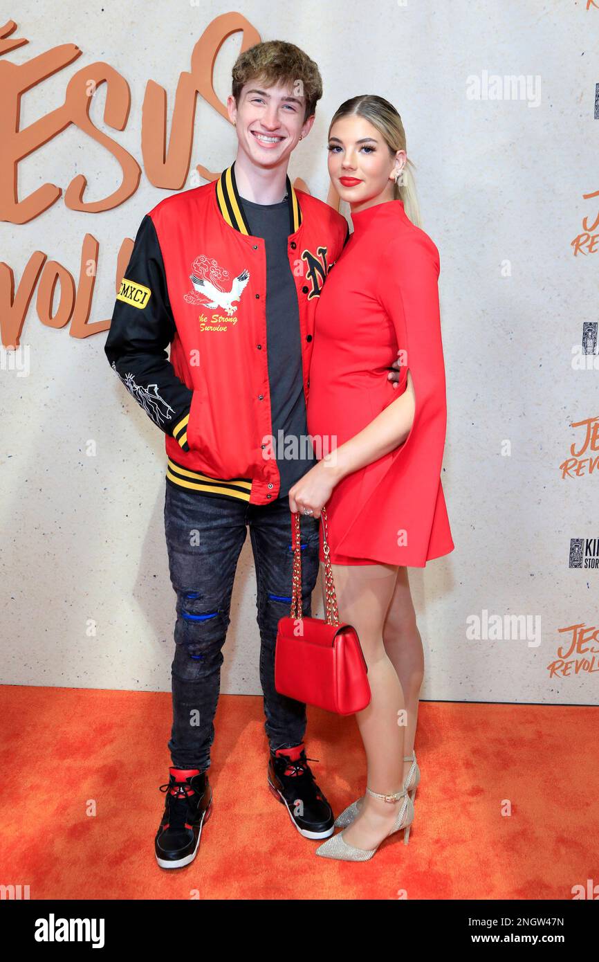 Los Angeles, USA. 15th Feb, 2023. Cash Baker, Kate Marie Baker at the