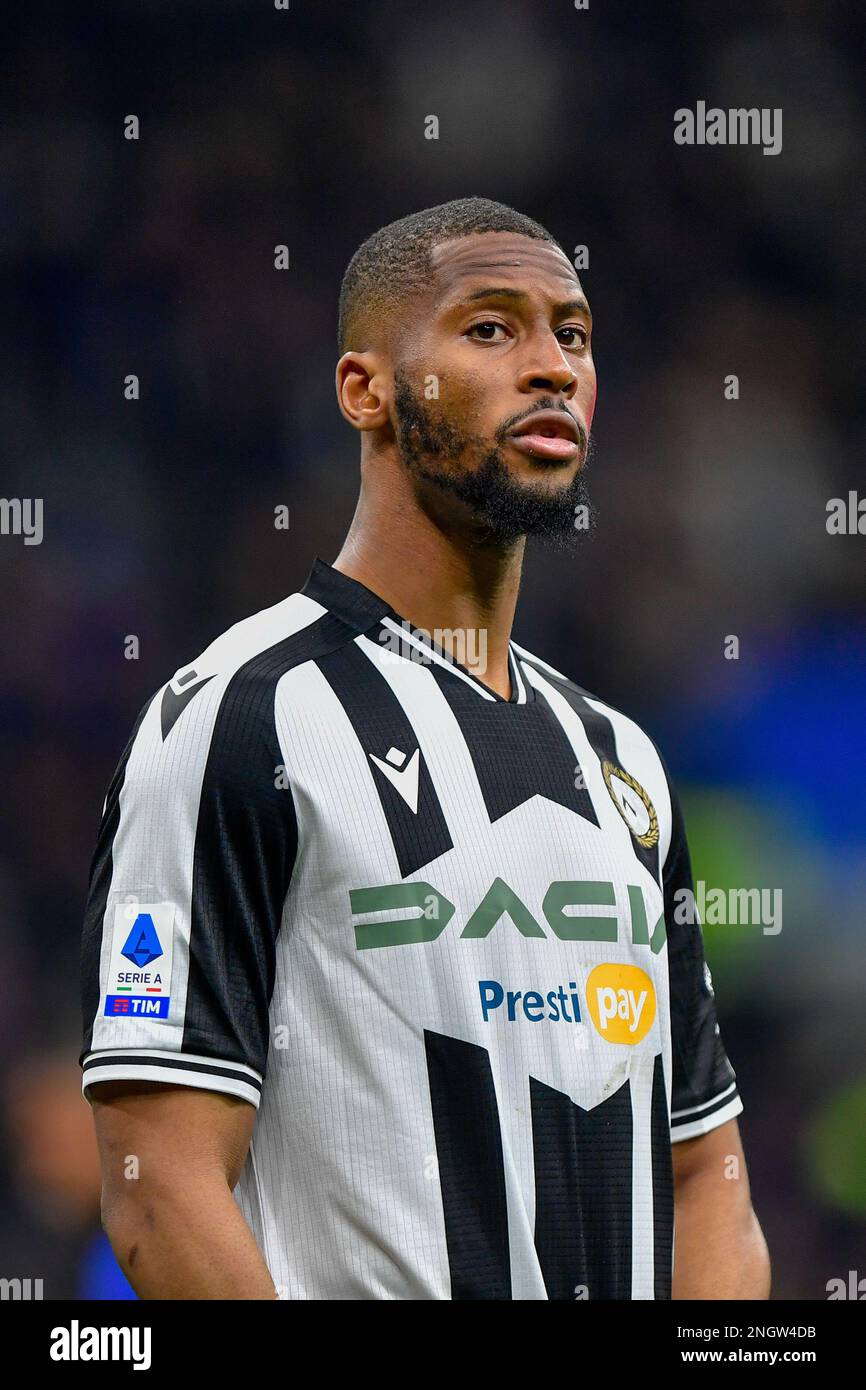 Milano, Italy. 18th Feb, 2023. Beto (9) of Udinese seen during the Serie A match between Inter and Udinese at Giuseppe Meazza in Milano. (Photo Credit: Gonzales Photo/Alamy Live News Stock Photo