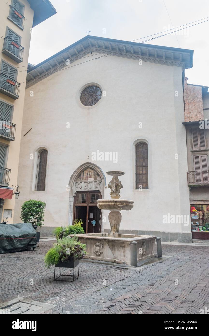 Bergamo, Italy - September 30, 2022: Chiesa di San Pancrazio. Stock Photo