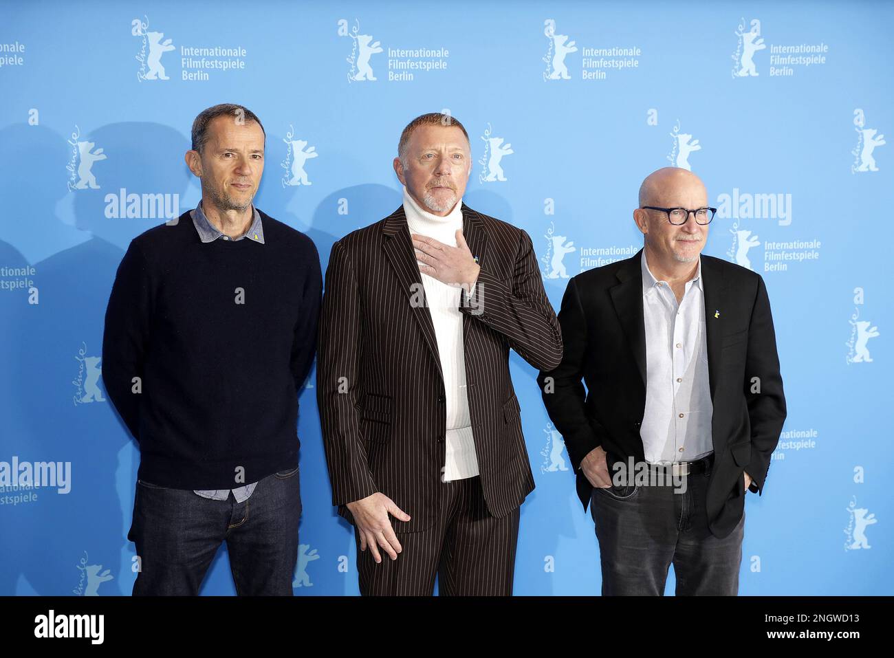 Producer John Battsek, former tennis player and Wimbledon winner Boris