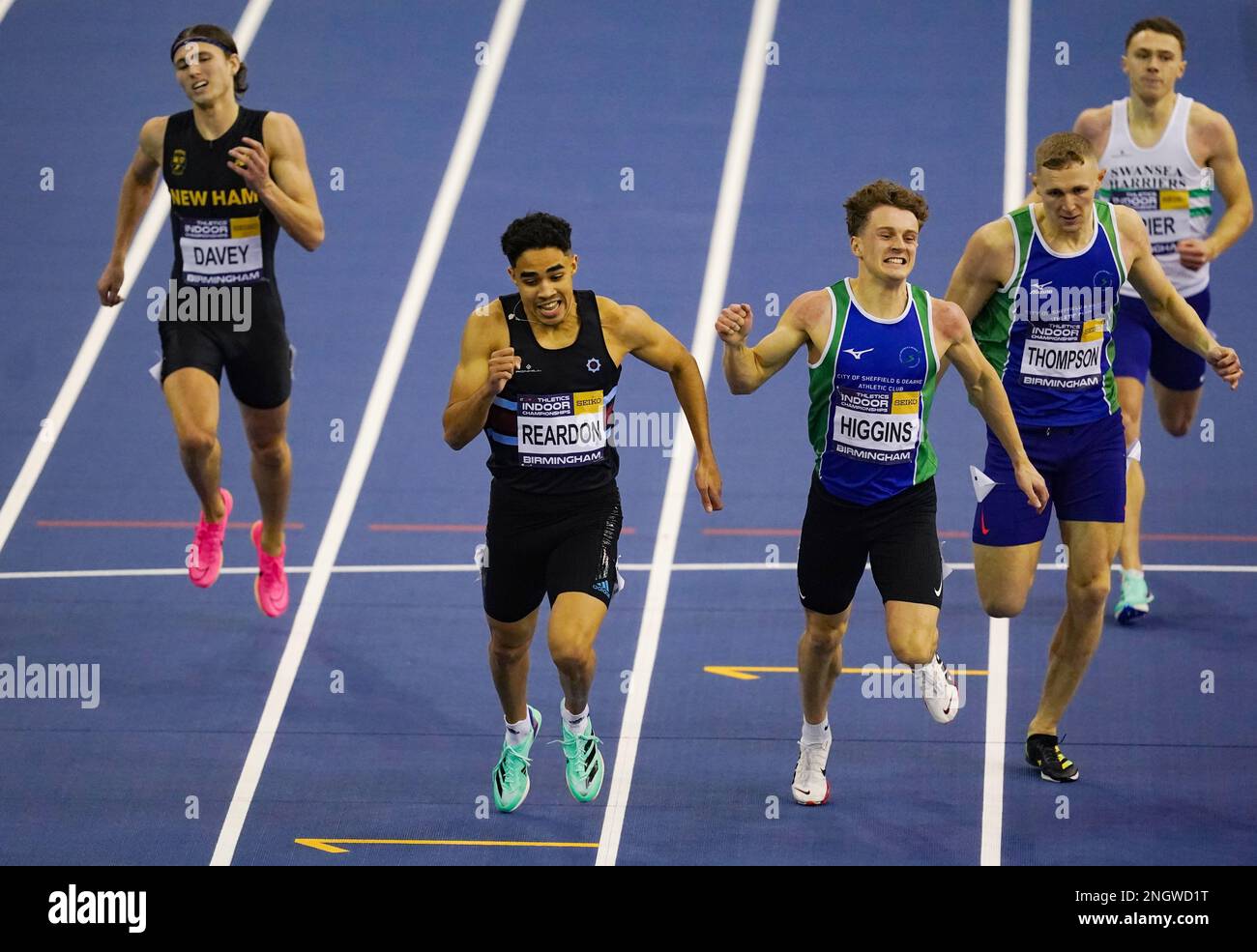 Samuel Reardon wins the Men's 400m Final on during day two of the UK