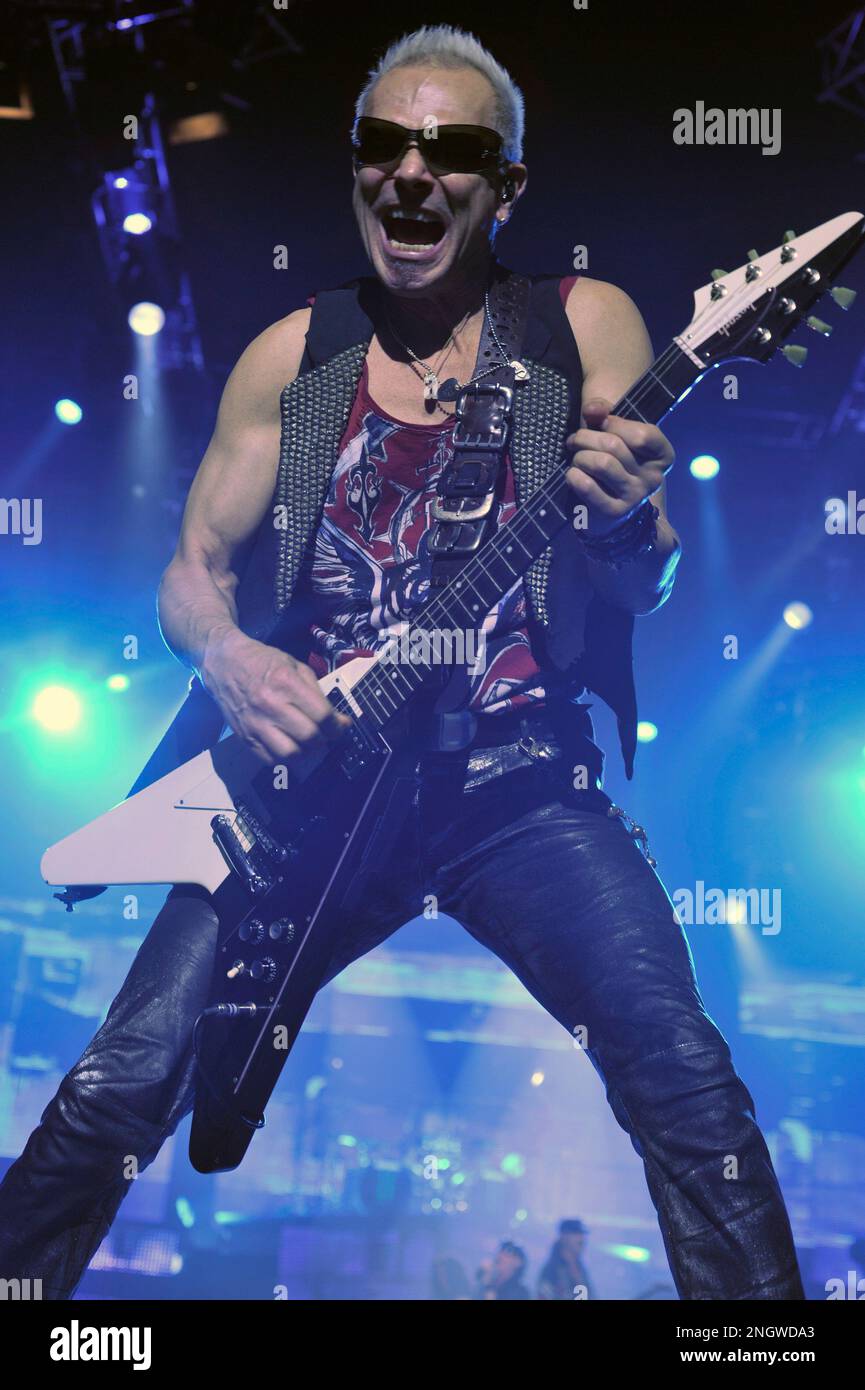 The german band Scorpions Live in Brusels forest National Le groupe