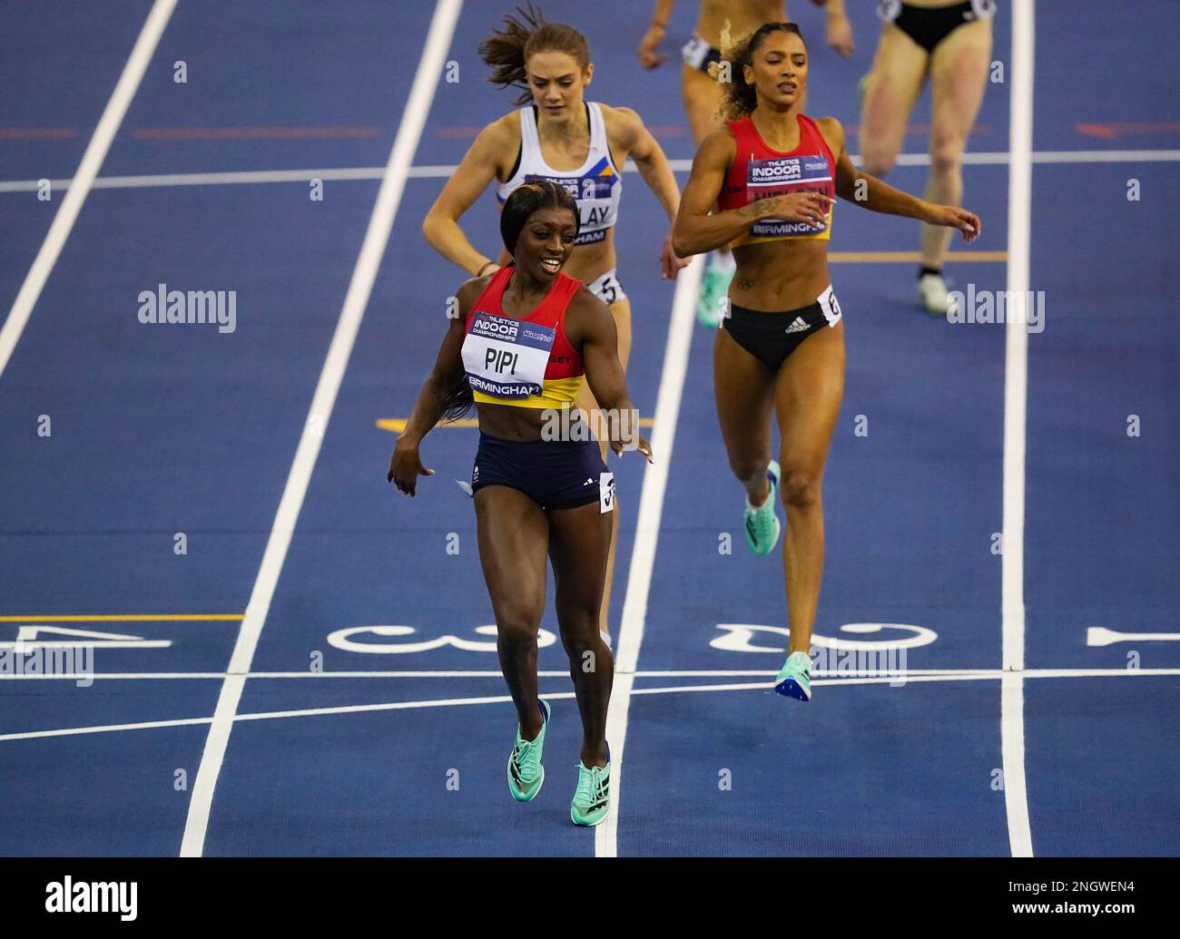 Amarachi Pipi wins the Women's 400m Final on day two of the UK ...