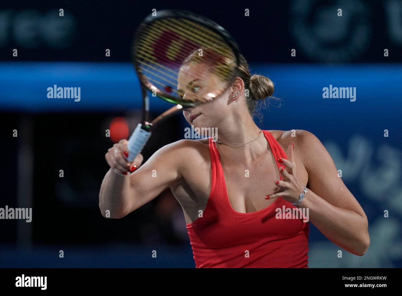 Ukraine s Marta Kostyuk Returns The Ball To Turkey s pek z During The ukraine-s-marta-kostyuk-returns-the-ball-to-turkey-s-pek-z-during-the