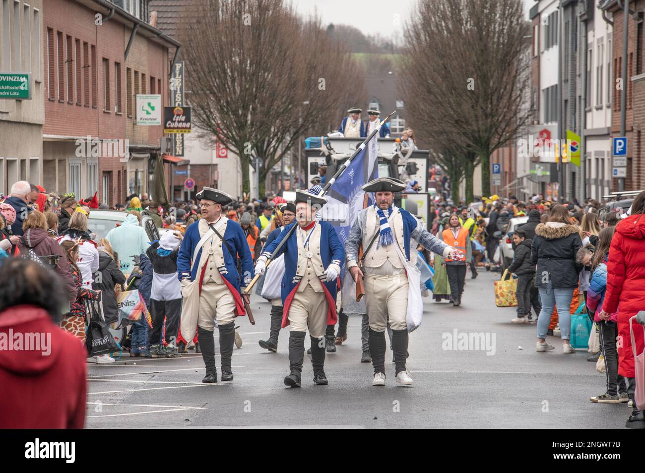 Eilendorf - Karnevalszug 2023 Stock Photo