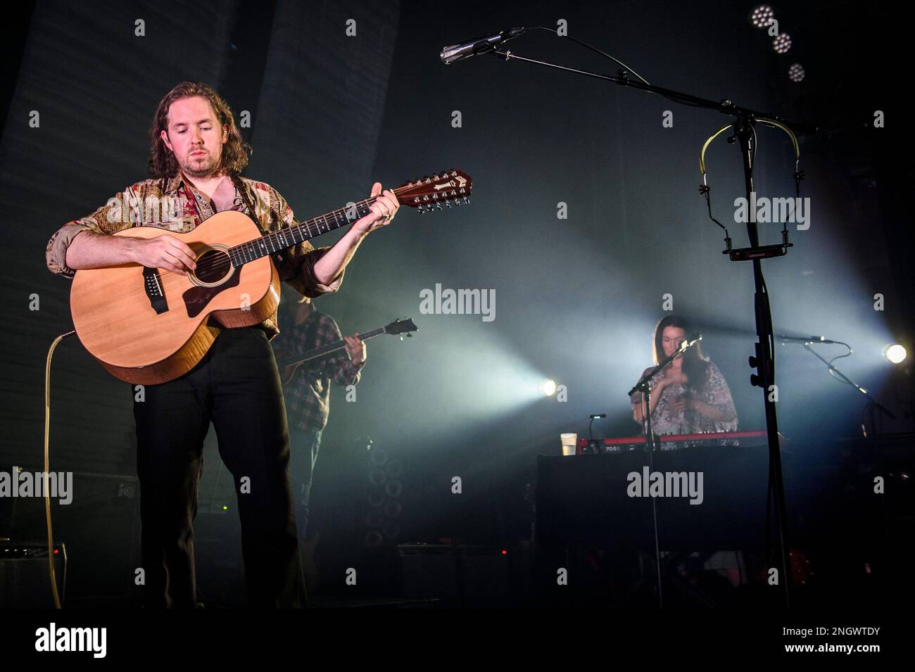 The australian band The Paper Kites performs live in Brussels Le