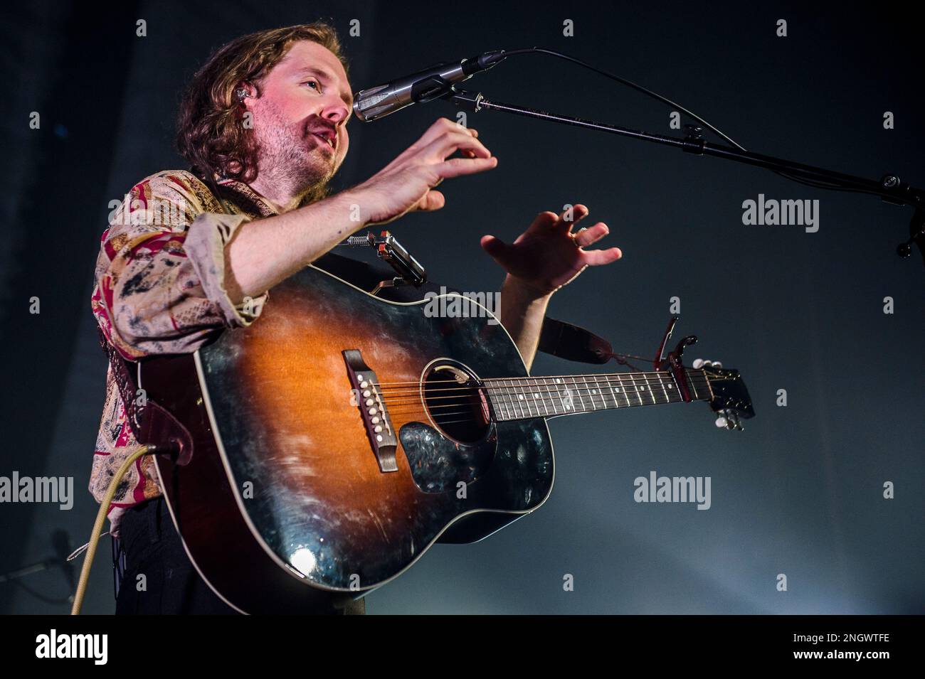 The australian band The Paper Kites performs live in Brussels Le
