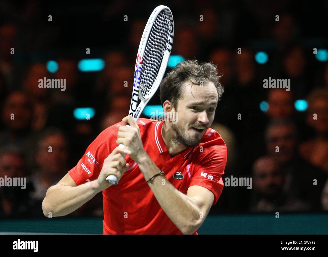 Daniil Medvedev of Russia during the ABN Amro Open 2023, ATP 500 tennis  tournament on February 19, 2023 in Rotterdam, Netherlands. Photo by Laurent  Lairys / ABACAPRESS.COM Stock Photo - Alamy