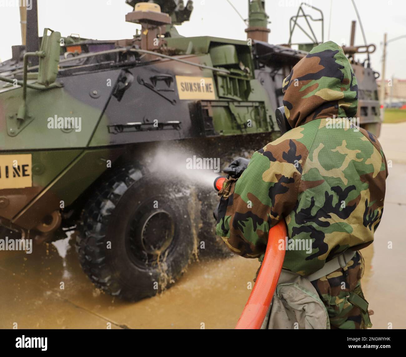 Soldiers assigned to 61st Chemical, Biological, Radiological and ...