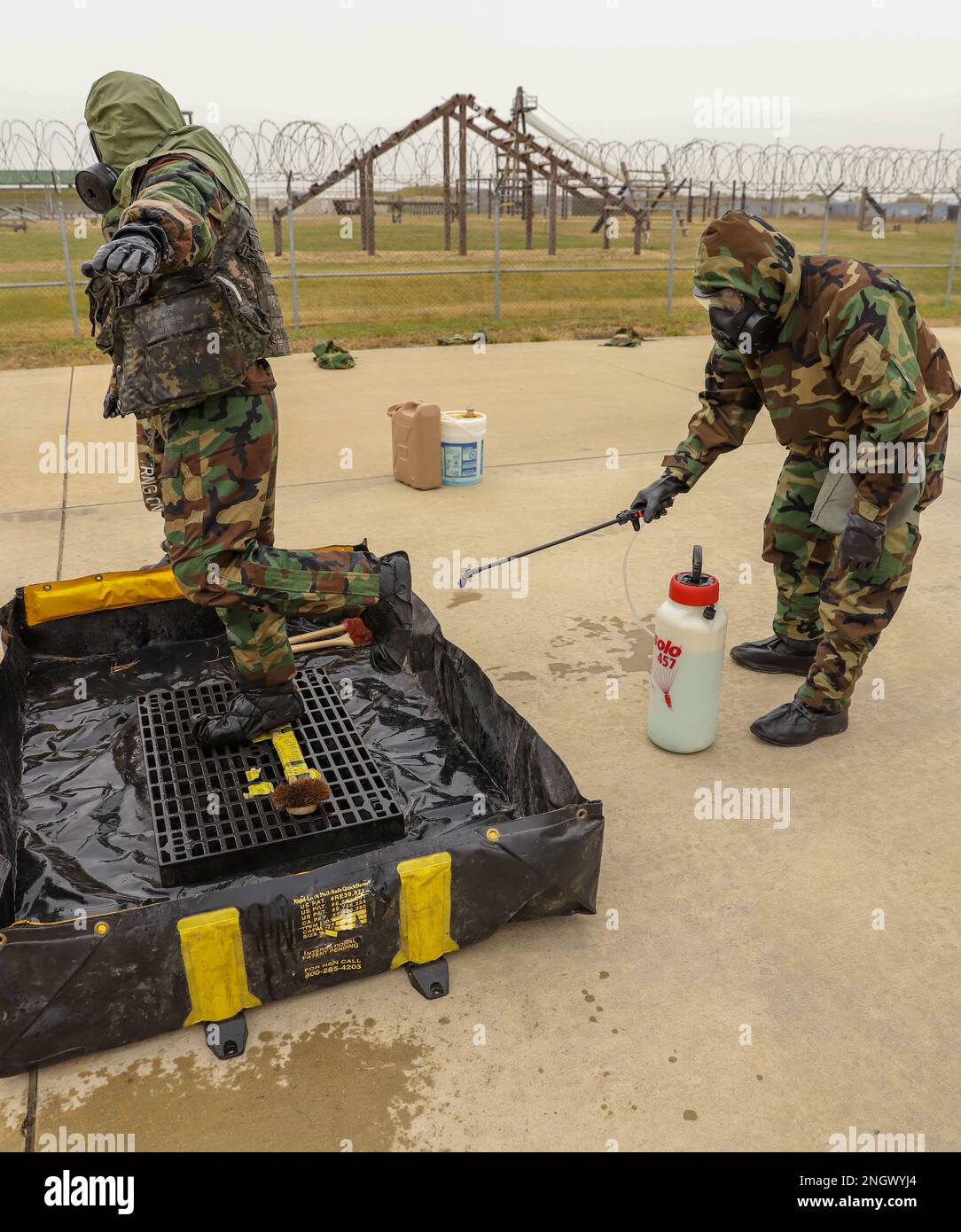 Soldiers assigned to 61st Chemical, Biological, Radiological and ...