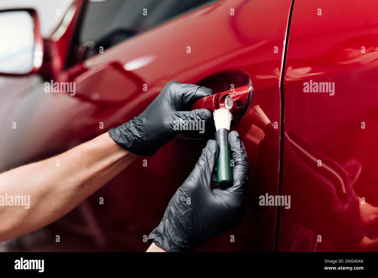 Black interior car cleaning hires stock photography and images Alamy