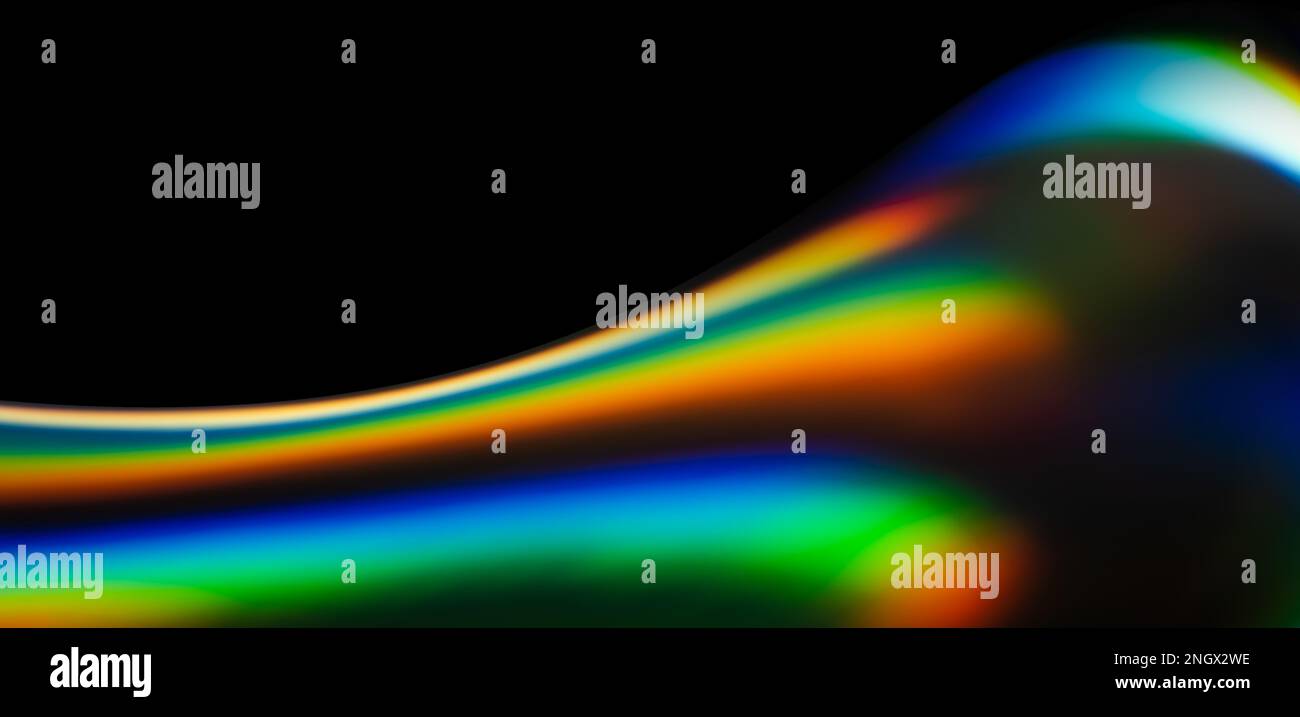 Abstract holographic liquid iridescent background hi-res stock ...