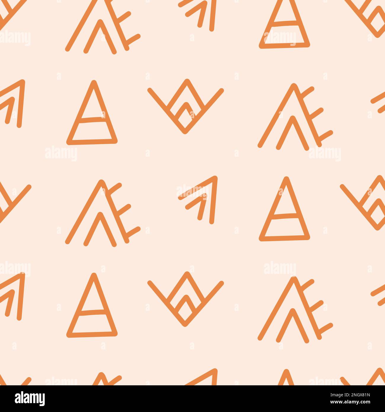 Geometric motifs drawn Stock Vector Images - Alamy
