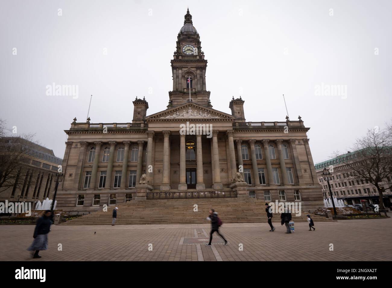 Town hall.Bolton. Nothern UK town which is suffering from post industrial decline. Picture: garyroberts/worldwidefeatures.com Stock Photo