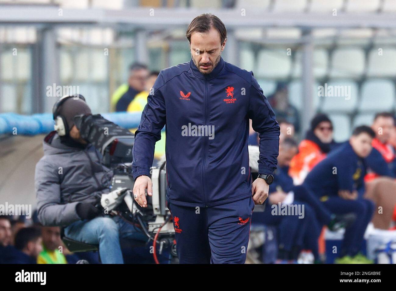 February 3, 2023, Modena, Italy: Modena, Italy, Alberto Braglia stadium,  February 03, 2023, Shady Oukhadda (Modena during Modena FC vs Cagliari  Calcio - Italian soccer Serie B match. (Credit Image: © Luca