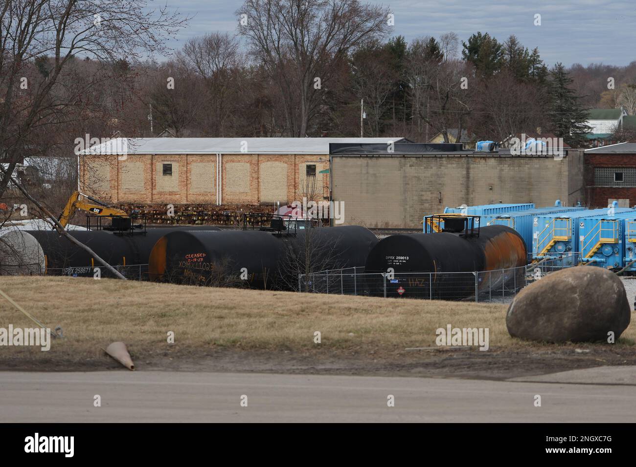 East Palestine, OH, USA. 19th Feb, 2023. View of East Palestine, Ohio