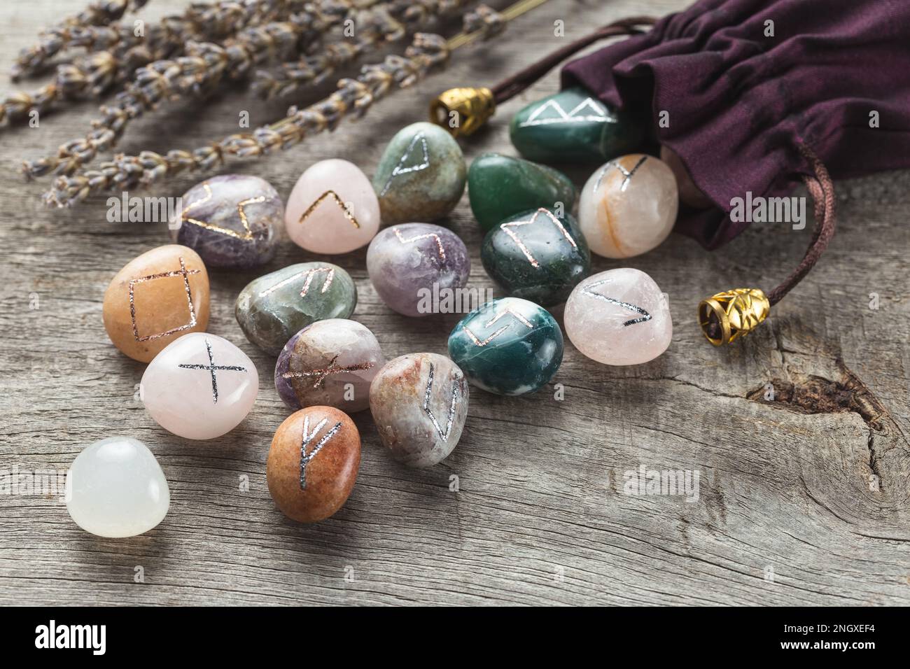 Rune stones hi-res stock photography and images - Alamy