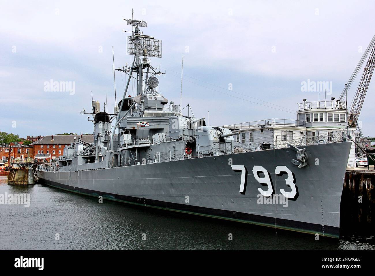 Cassin Young Fletcher Class Destroyer, Boston Ma Stock Photo Alamy