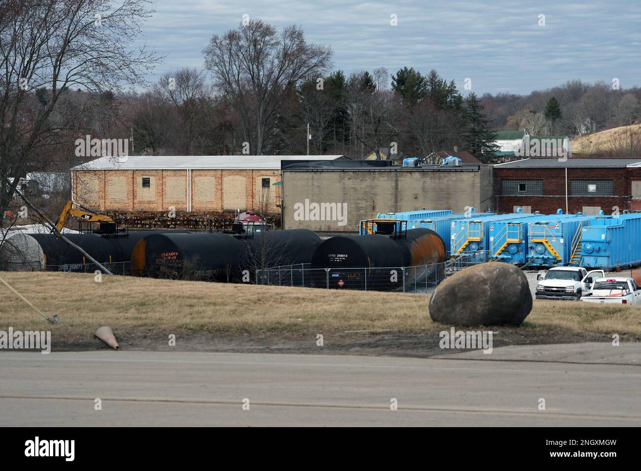 East Palestine, OH, USA. 19th Feb, 2023. View of East Palestine, Ohio