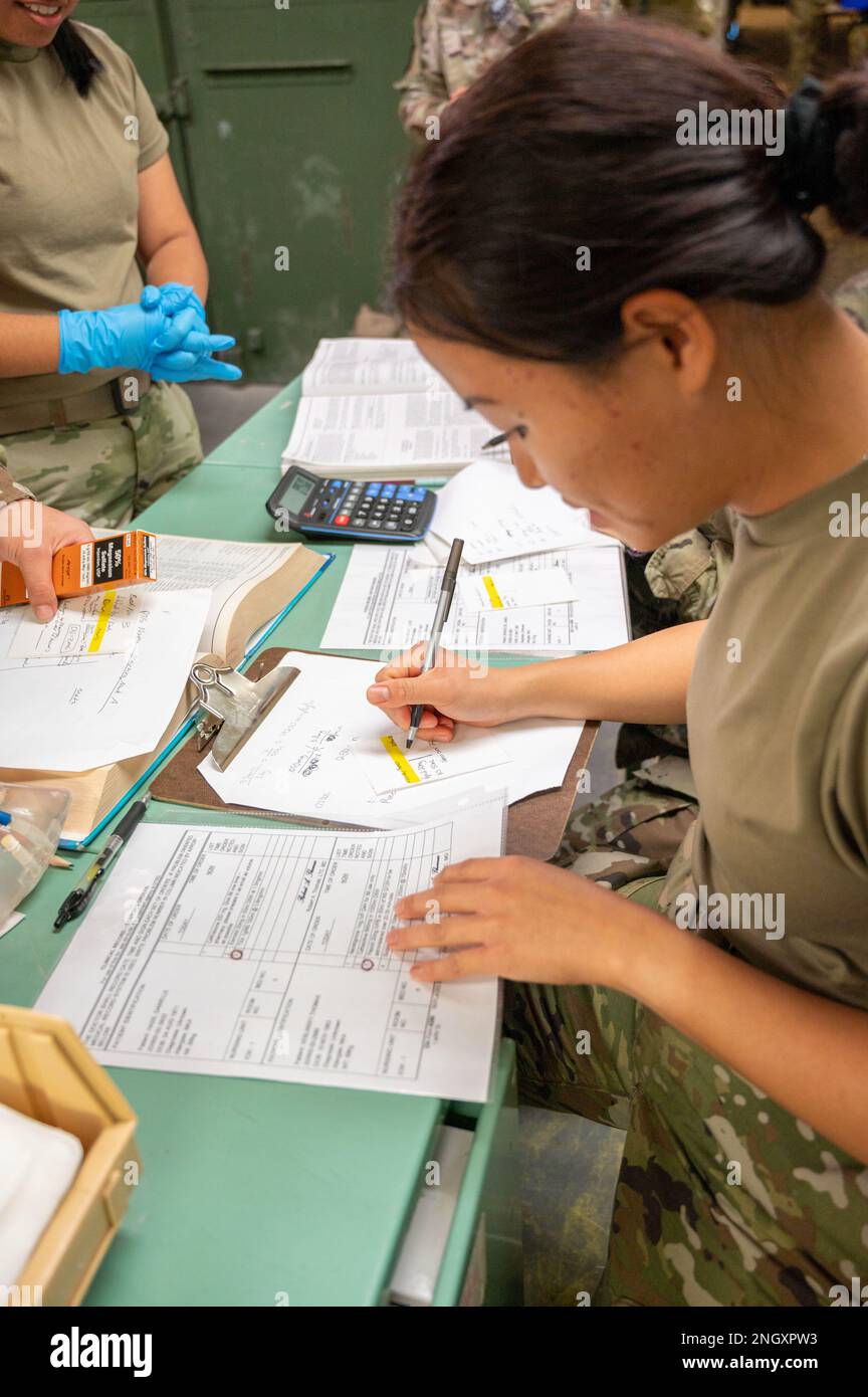 U s army and air force students prepare inpatient medication orders