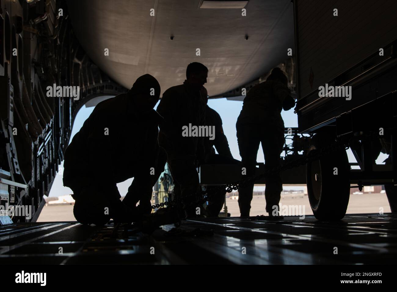 U.S. Air Force Airmen assigned to the 437th Airlift Wing and 509th Bomb