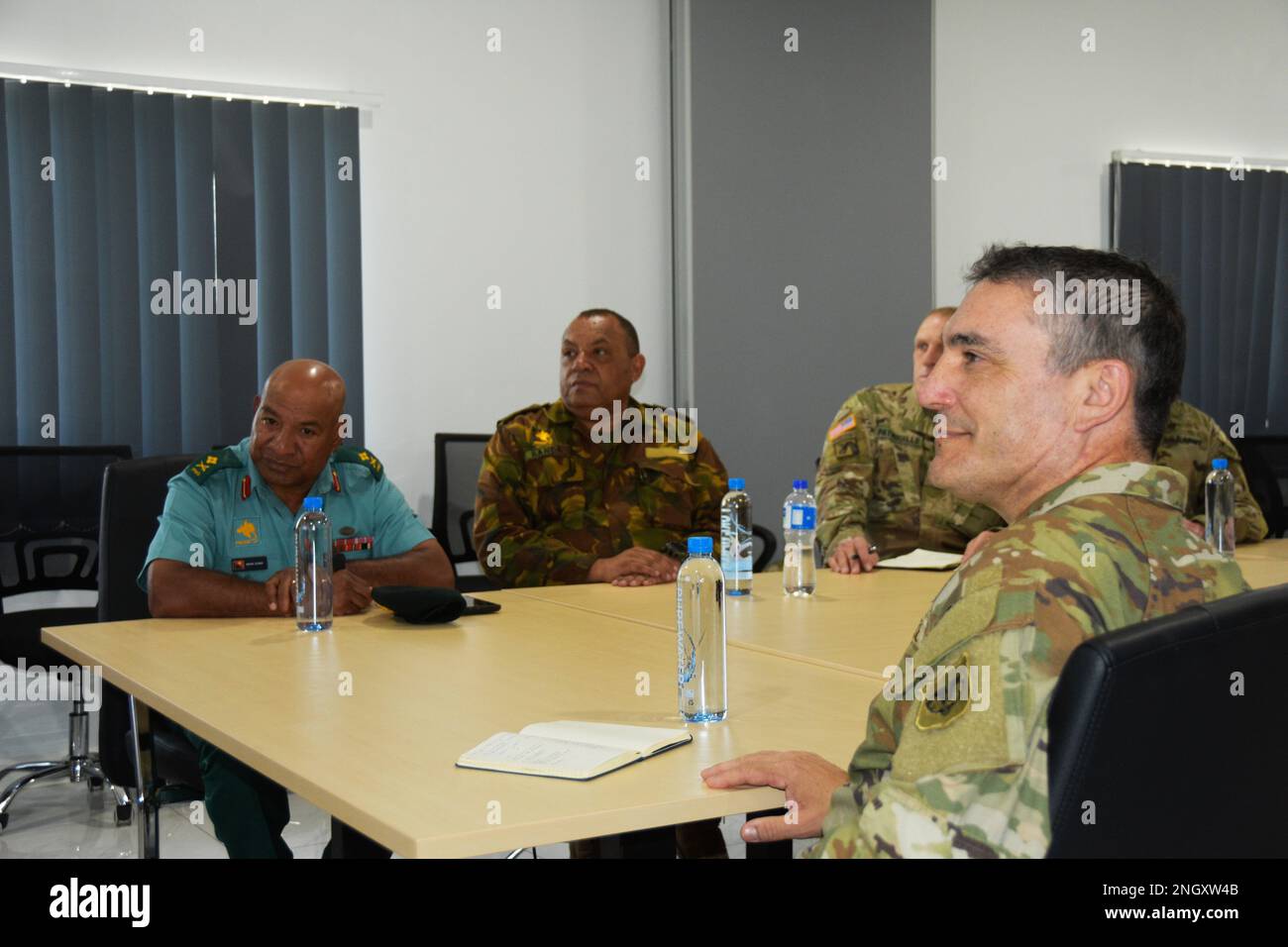 Maj. Gen. Paul Knapp, Wisconsin’s adjutant general, and Maj. Gen. Mark