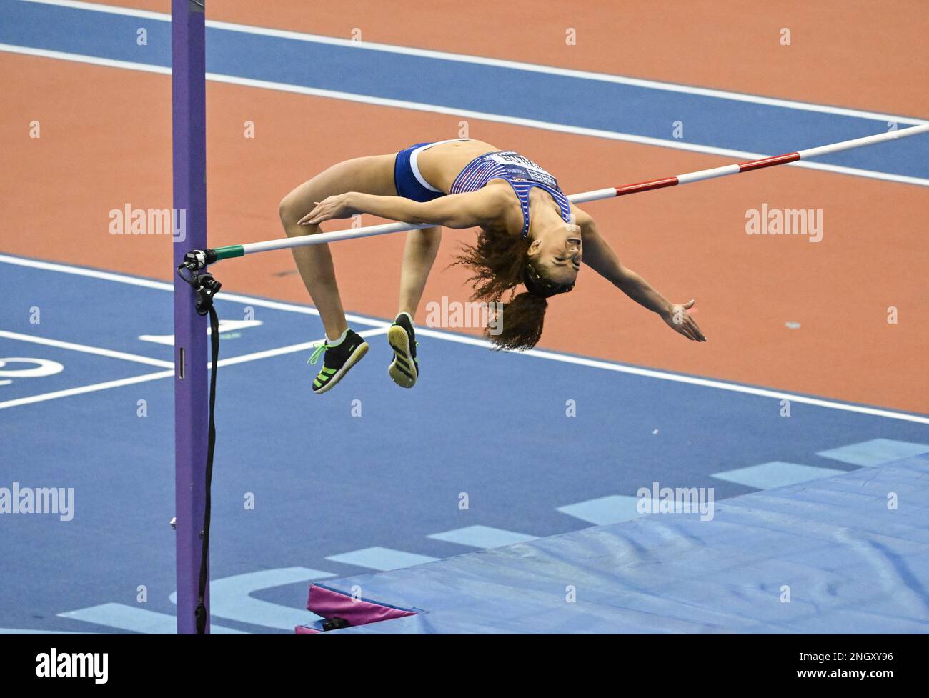 Birmingham, UK, 19 February 2023. Laura ZIALOR of Marshall Milton