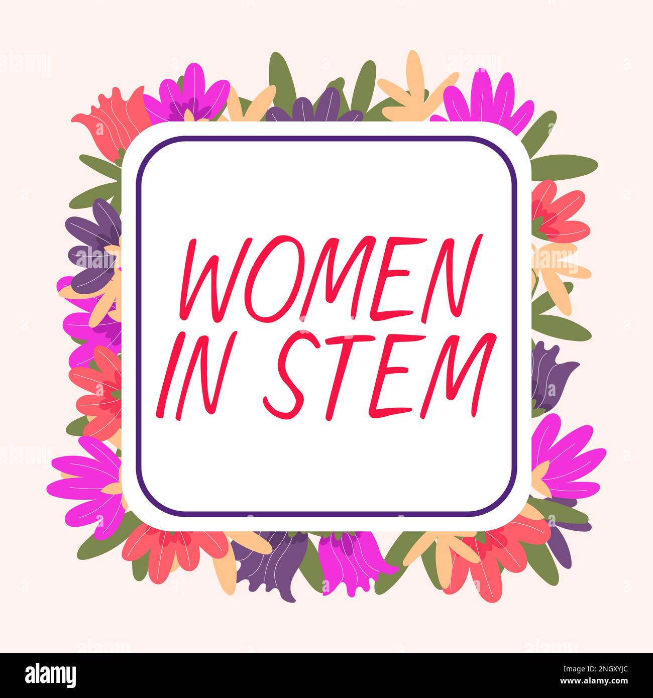Hand writing sign Women In Stem. Business showcase Science Technology ...