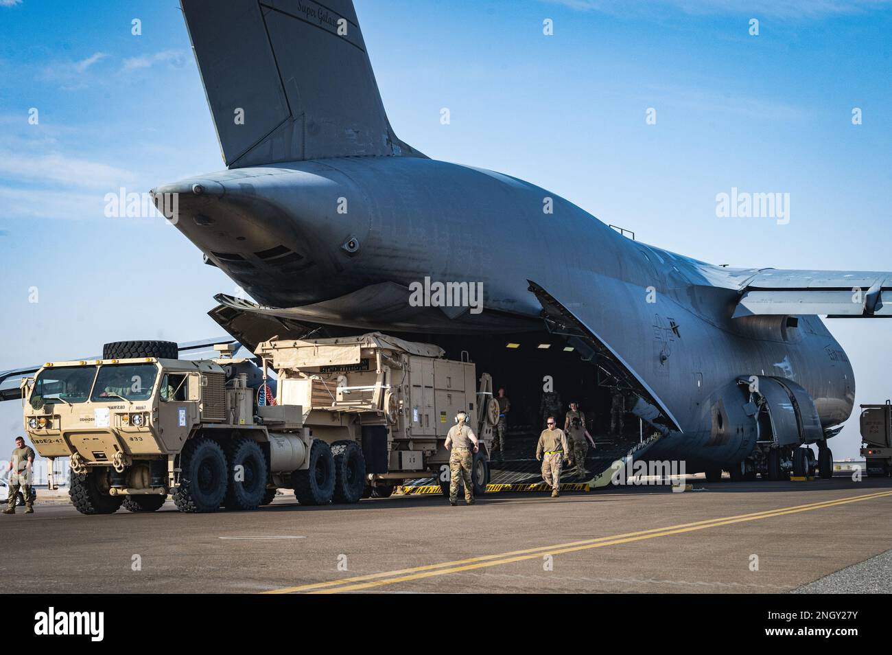 C 5 Galaxy Rear Ramp U.S. Air Force Airmen from the 380th Expeditionary Logics Readiness ...