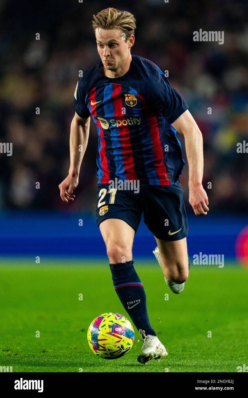 Barcelona Spain 19th Feb 2023 Frenkie De Jong FC Barcelona In barcelona-spain-19th-feb-2023-frenkie-de-jong-fc-barcelona-in