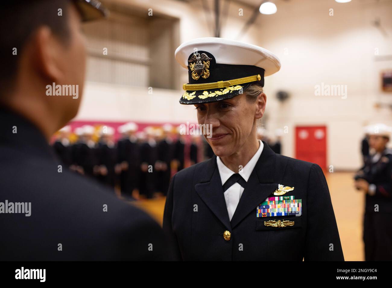 U.S. Navy Cmdr. Autumn Riddell, commanding officer, Bravo Surgical