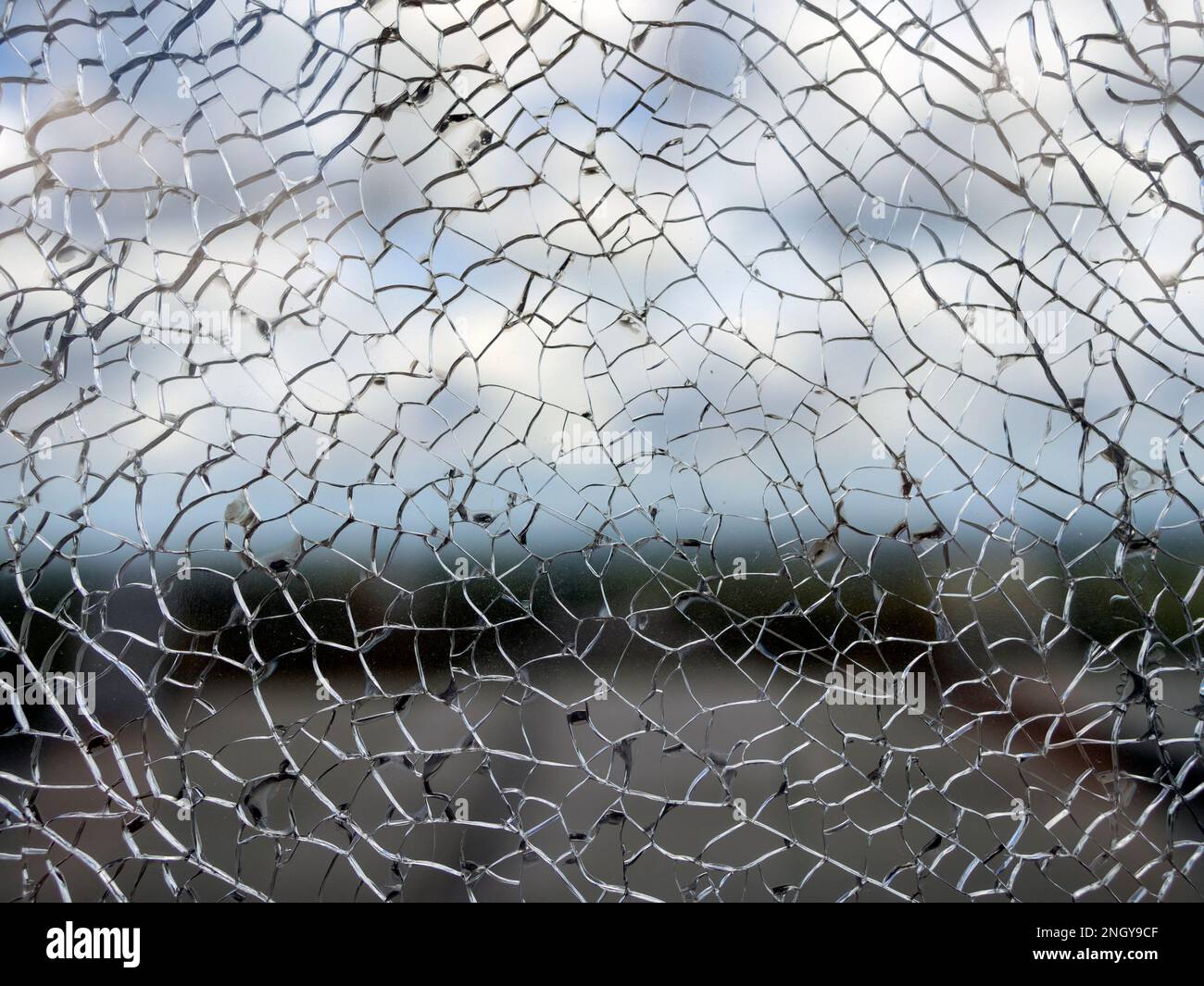 Useful texture overlay. A broken glass on. with many sharp shards